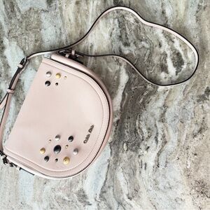 Calvin Klein Pink and Gold Crossbody Bag Girly minimal used